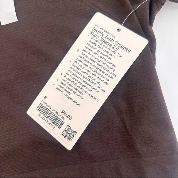 Lululemon swiftly tech cropped short-sleeve shirt - Picture 5 of 6